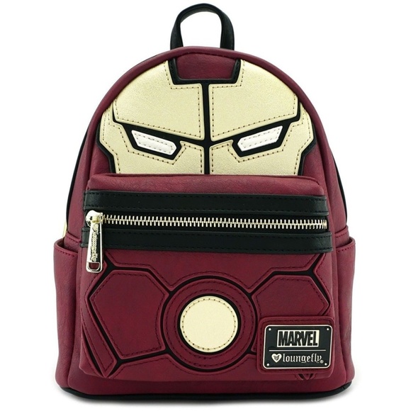 Loungefly Handbags - Loungefly Iron Man Mini Cosplay Backpack:
